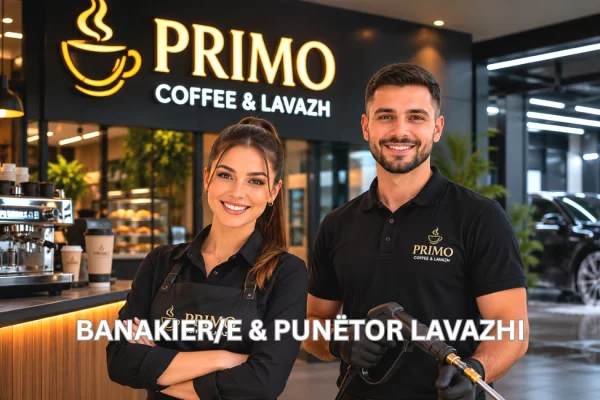 Njoftime Pune per BANAKIER/E &amp; PUNËTOR LAVAZHI ne Tirane