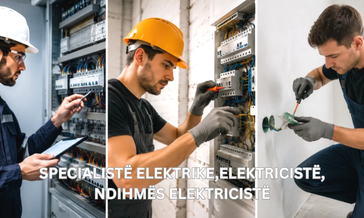 Njoftime Pune ne Tirane, Profesioni Specialistë Elektrike, Elektricistë, Ndihmës Elektricistë , Fillestar/Pak eksperience, Pagesa Me Marreveshje.