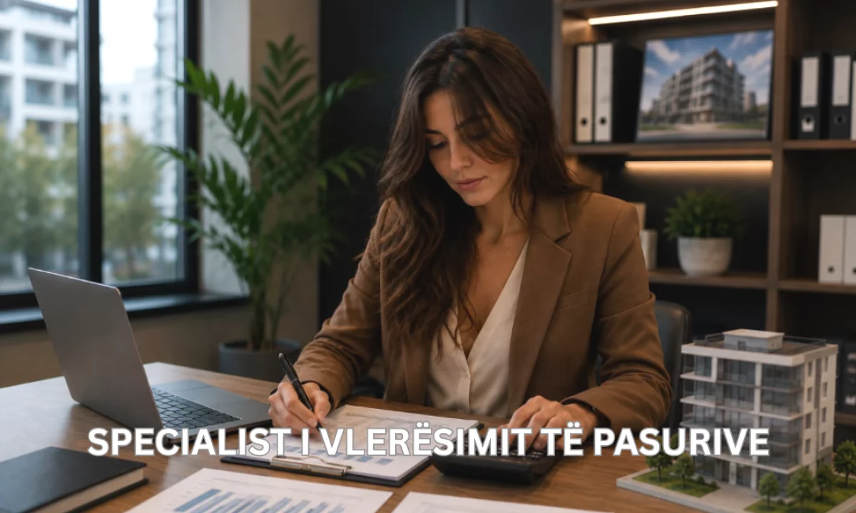 Njoftime Pune ne Tirane, Profesioni Specialist i Vlerësimit të Pasurive , Fillestar/Pak eksperience, Pagesa Me Marreveshje.