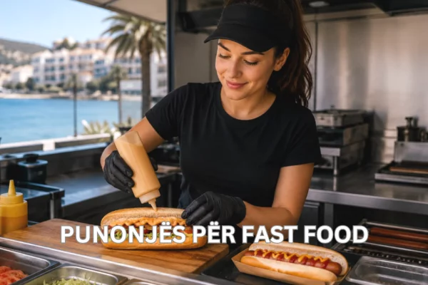Njoftime Pune per Punonjës për Përgatitje Sanduiç &amp; Hot Dog ne Sarande