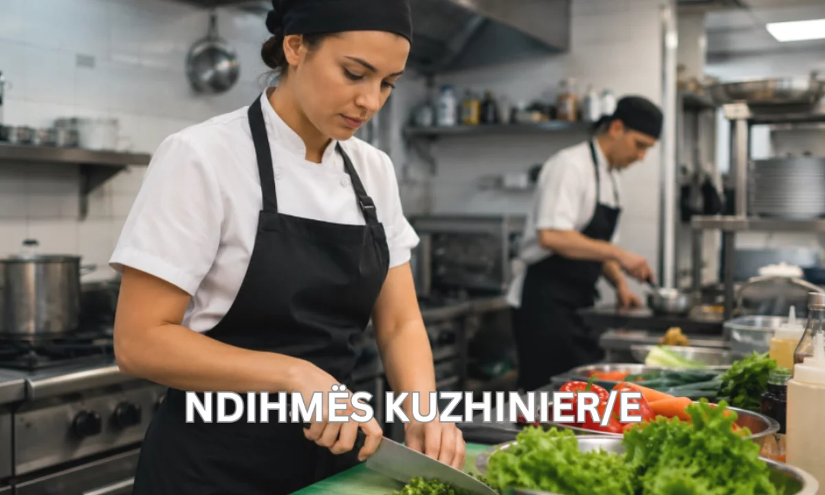 Njoftime Pune ne Tirane, Profesioni NDIHMËS KUZHINIER/E , Fillestar/Pak eksperience, Pagesa Me Marreveshje.