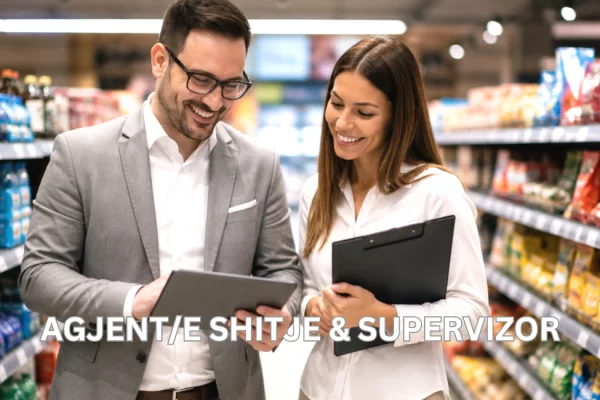Njoftime Pune per AGJENT/E SHITJE &amp; SUPERVIZOR ne Tirane