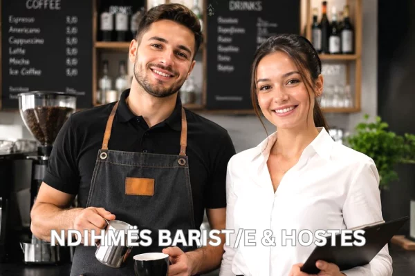 Job Offers for Ndihmës Barist/e &amp; Hostes in Tirana