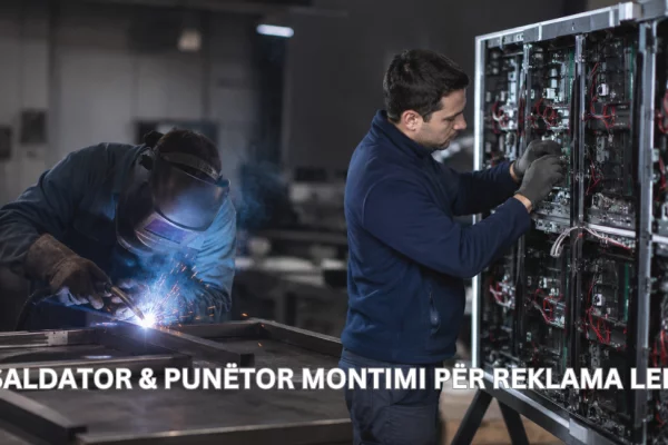 Offerte di lavoro per Saldator &amp;Punëtor Montimi për Reklama LED a Tirana