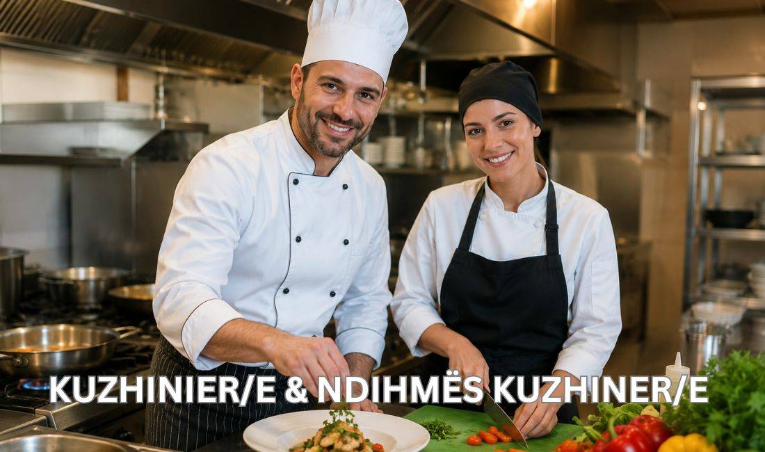 Njoftime Pune ne Durres, Profesioni Guzhiner dhe Ndihmës guzhinie , Me eksperience, Pagesa 120,000  Leke.