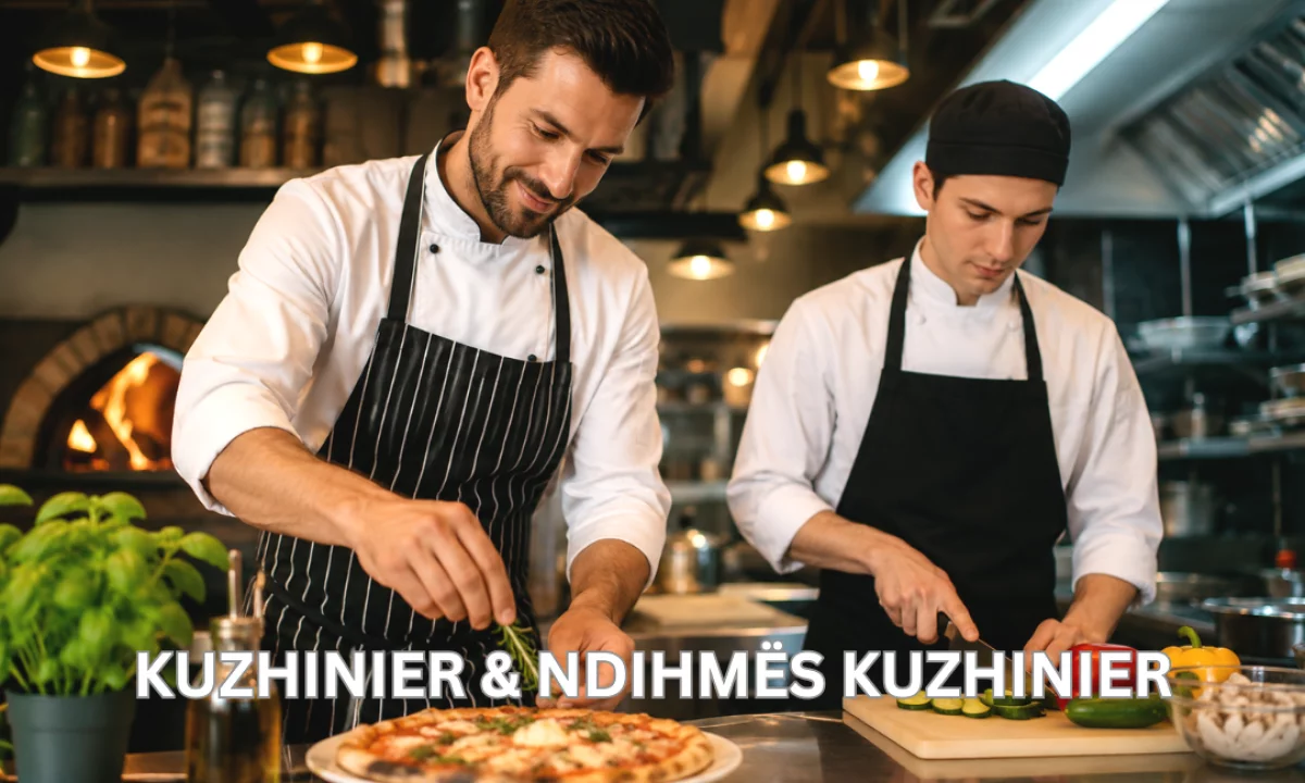 Njoftime Pune ne Himare, Profesioni KUZHINIER DHE NDIHMËS KUZHINIER , Fillestar/Pak eksperience, Pagesa 2,500  Euro.