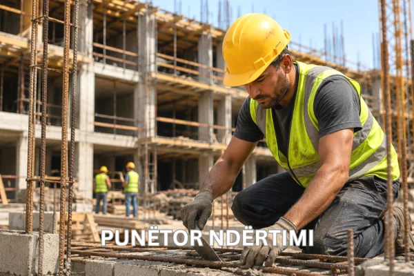 Njoftime Pune per PUNËTOR NDËRTIMI ne Tirane