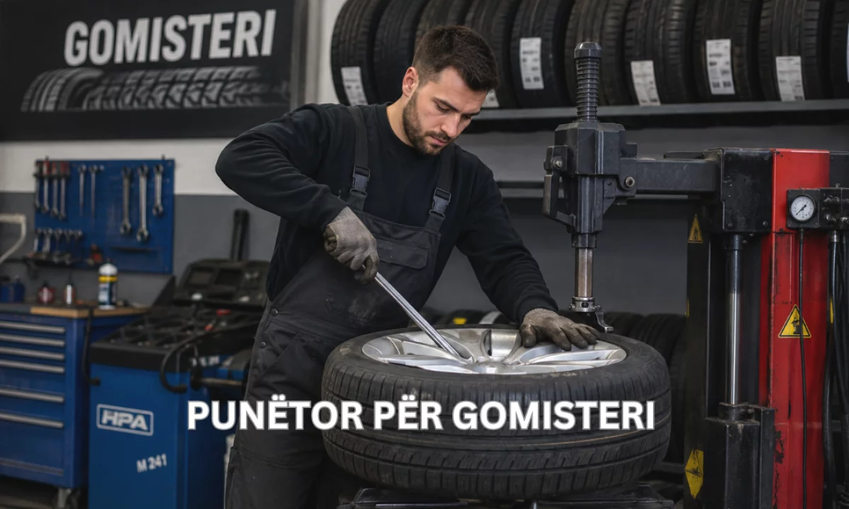 Njoftime Pune ne Tirane, Profesioni Punëtor për Gomisteri , Fillestar/Pak eksperience, Pagesa Me Marreveshje.