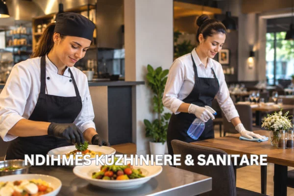 Njoftime Pune per Ndihmës Kuzhiniere dhe Sanitare ne Tirane