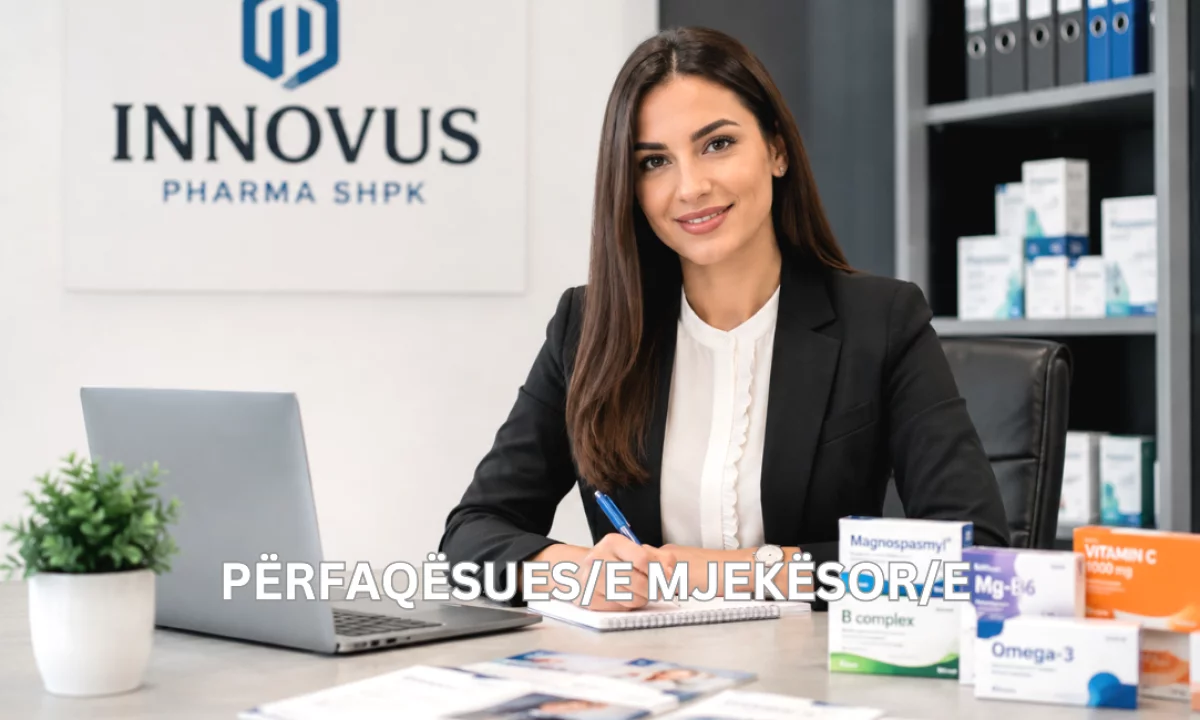 Job Offers in Tirana, Profession Përfaqësues/e Mjekësor/e , With experience, Payment By Agreement.