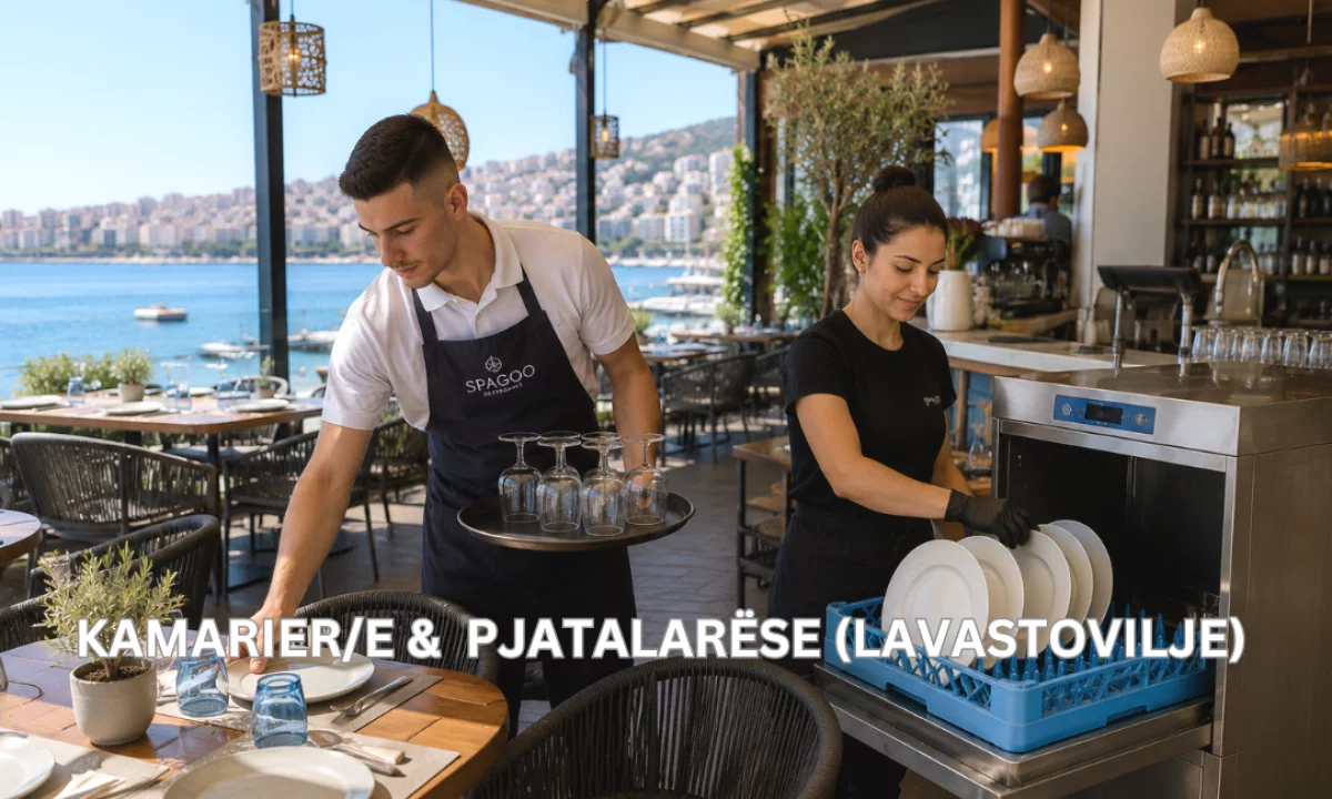 Njoftime Pune ne Sarande, Profesioni Kamarier/e &  Pjatalarëse (Lavastovilje) , Fillestar/Pak eksperience, Pagesa Me Marreveshje.