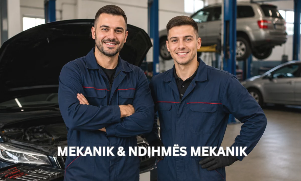 Njoftime Pune ne Tirane, Profesioni Mekanik & Ndihmës Mekanik , Me eksperience, Pagesa Me Marreveshje.