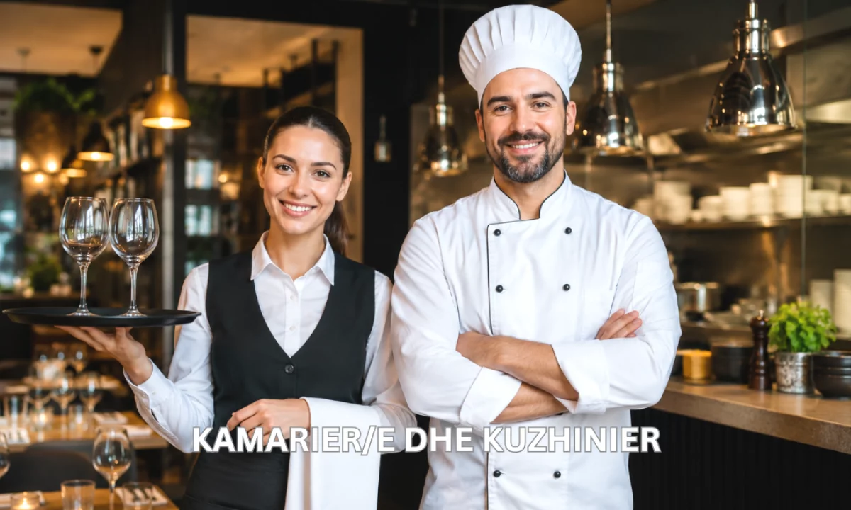 Njoftime Pune ne Tirane, Profesioni Kamarier/e dhe Kuzhinier , Fillestar/Pak eksperience, Pagesa Me Marreveshje.