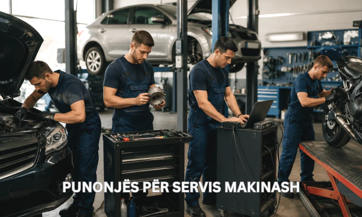 Njoftime Pune ne Tirane, Profesioni Mekanik &Ndihmës Mekanik & Elektroauto & Motorrist , Fillestar/Pak eksperience, Pagesa Me Marreveshje.