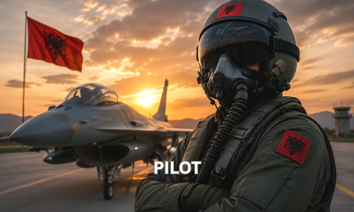 ✈️🇦🇱 FLUTURO PER ATDHEUN – SHNDERRO ENDRREN TENDE NE NJE KARRIERE ELITARE SI PILOT USHTARAK! 🇦🇱