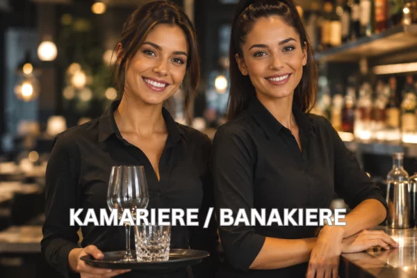 Njoftime Pune per Kamariere , Banakiere ne Durres