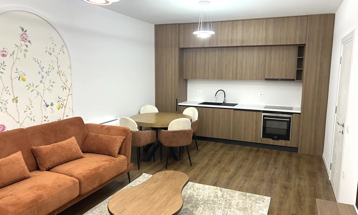 Shtepi me qera Apartament ne Tirane, 1+1, Mobilimi E mobiluar, Pagesa 55,000  Leke.