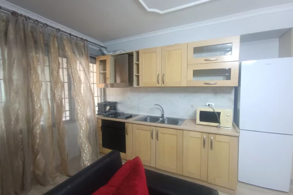 Shtepi ne shitje Apartament ne Tirane, 1+1, Mobilimi E mobiluar, Pagesa 114,000  Euro.