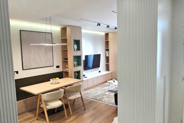 Shtepi me qera Apartament ne Tirane, 1+1, Mobilimi E mobiluar, Pagesa 900  Euro.