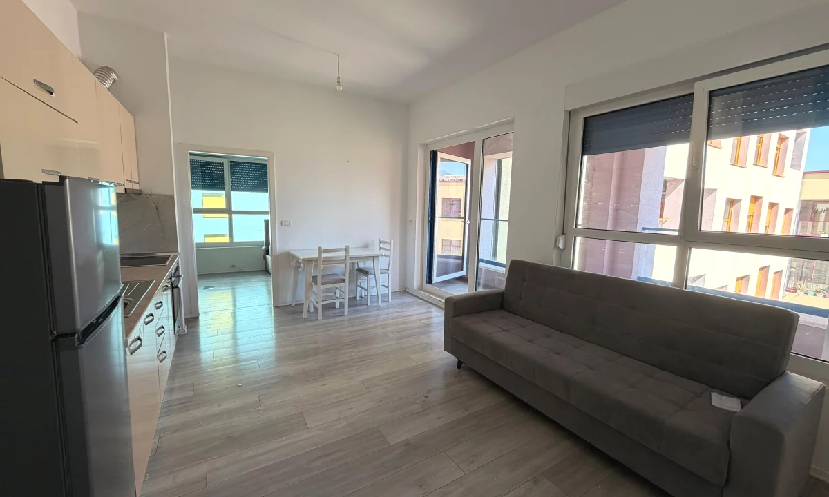 Shtepi me qera Apartament ne Tirane, 1+1, Mobilimi E mobiluar, Pagesa 40,000  Leke.