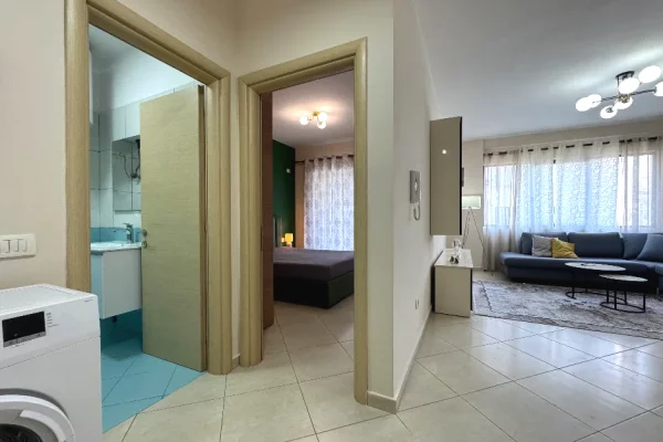 Shtepi me qera Apartament ne Tirane, 1+1, Mobilimi E mobiluar, Pagesa 50,000  Leke.