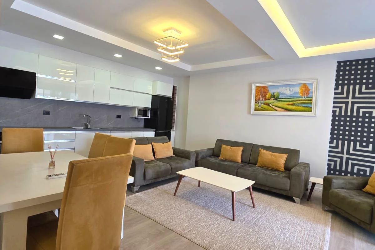Shtepi me qera Apartament ne Tirane, 2+1, Mobilimi E mobiluar, Pagesa 95,000  Leke.