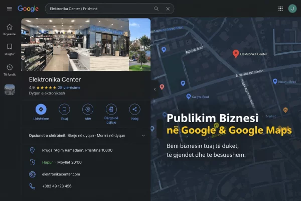 Servizi di IT e di marketing a Tirana - 2,500 Leke