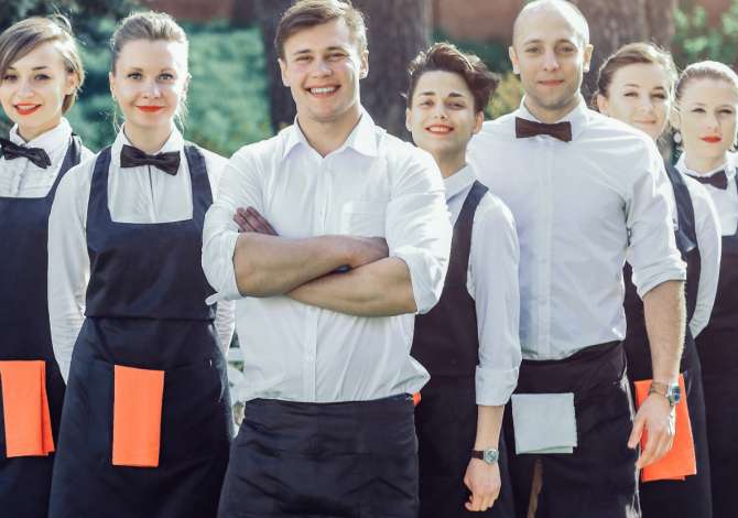 Njoftime Pune per Ndihmes kuzhinier/e, Banakier/e, Kamarier/e, Pjatalarese, Sanitare ne Tirane