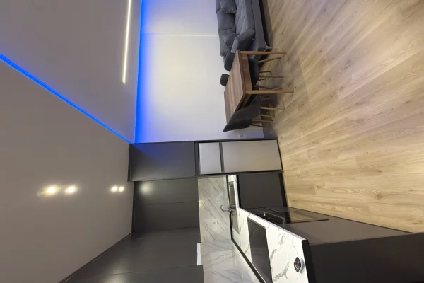 Shtepi me qera Apartament ne Tirane, 1+1, Mobilimi E mobiluar, Pagesa 40,000  Leke.