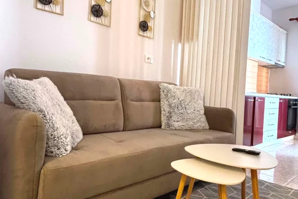 Jepet me qera Apartament  1+1 ne  Plazh iliria