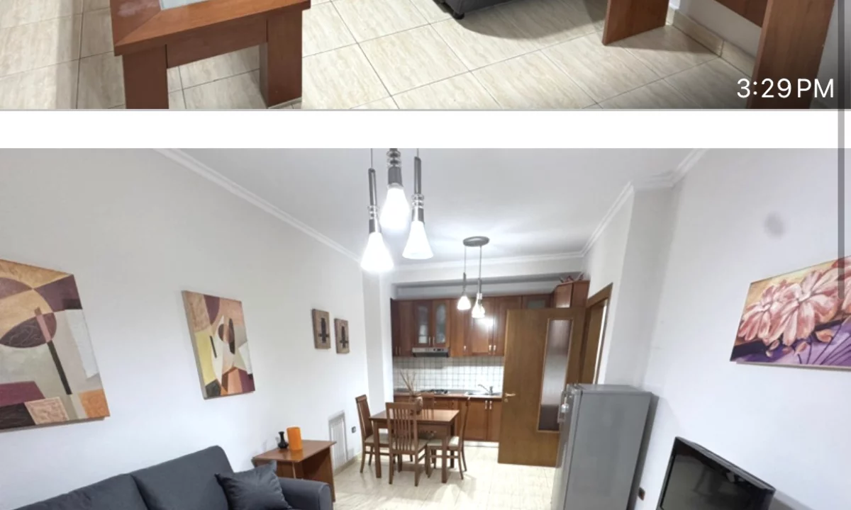 Shtepi me qera Apartament ne Tirane, 1+1, Mobilimi E mobiluar, Pagesa 45,000  Leke.