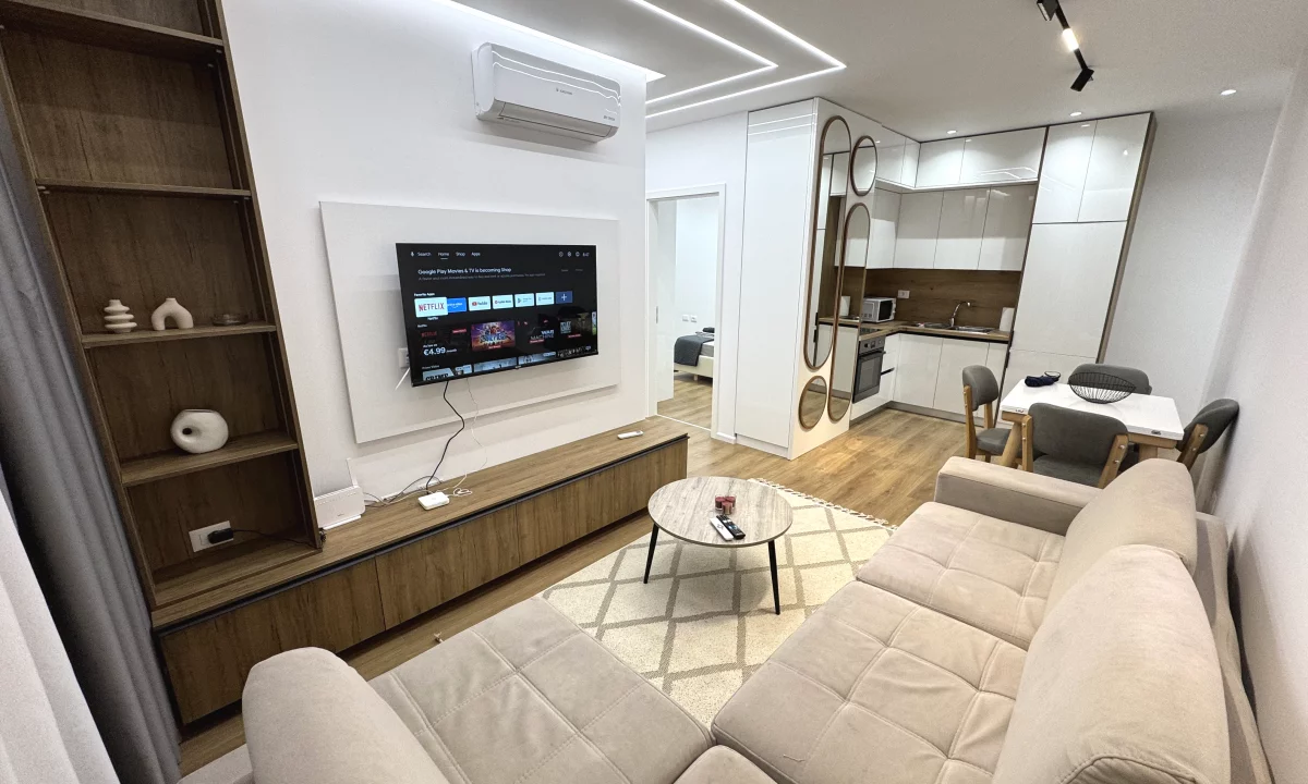 Shtepi me qera Apartament ne Tirane, 2+1, Mobilimi E mobiluar, Pagesa 60,000  Leke.