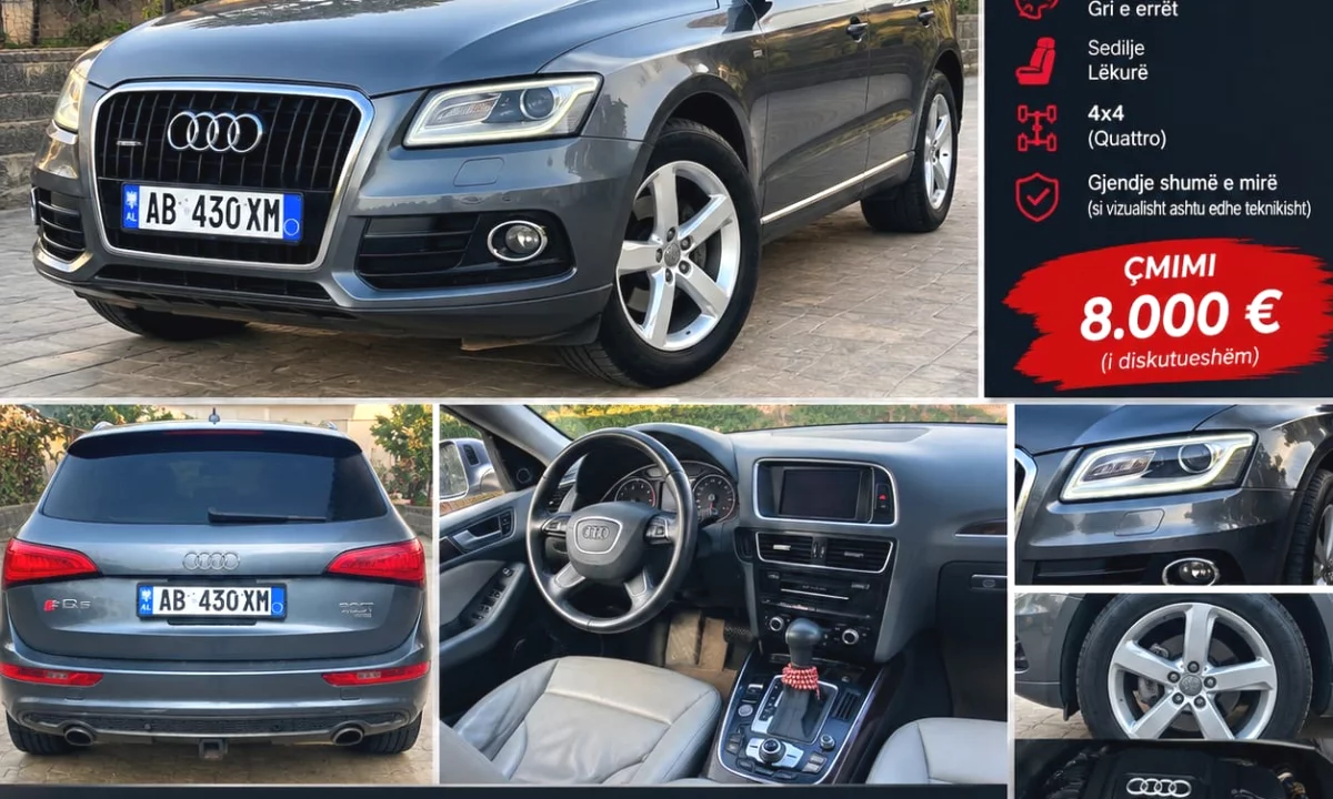 Cars for sale in Tirana, Audi, 2014 Benzine,Kambio Automatik Payment 8,000  Euro.