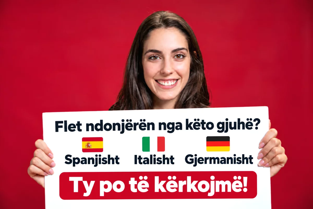 Offerte di lavoro a Tirana, Profession Operator/e Spanjisht, Operator/e Gjermanisht , Principiante/Poca esperienza, Pagamento 1,000  Euro.