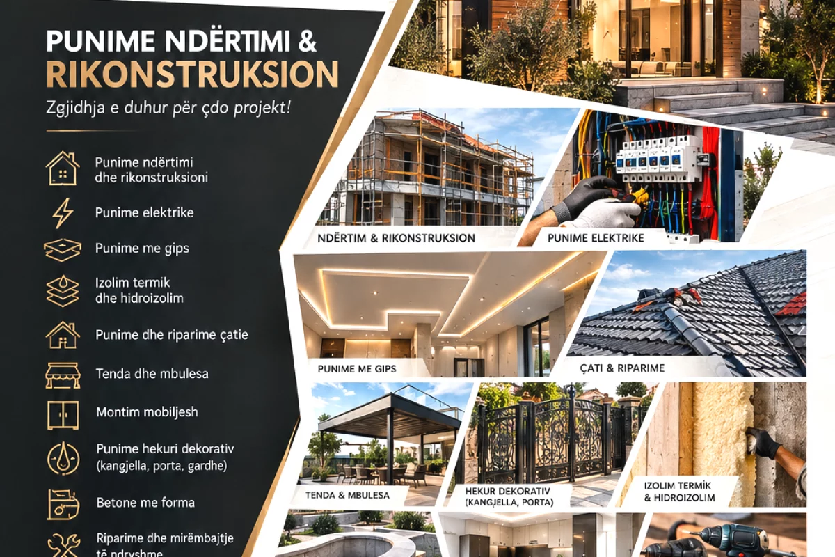 🏗️ ARESTO KONSTRUKSION — DURRES