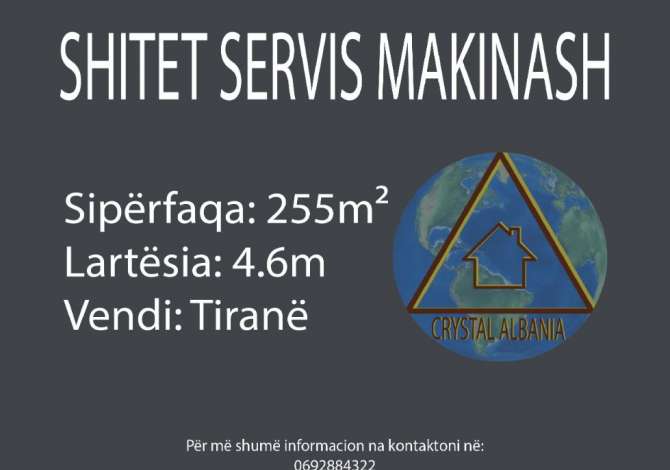 Business Property in Sale 6+1 in Tirana - 1,530 Euro