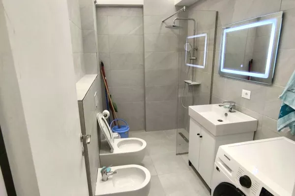 Shtepi ne shitje Apartament ne Tirane, 1+1, Mobilimi E mobiluar, Pagesa 165,000  Euro.