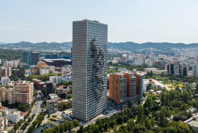 🔑Shitet Apartament 2+1  Downtown One Tirana (Luxury)..