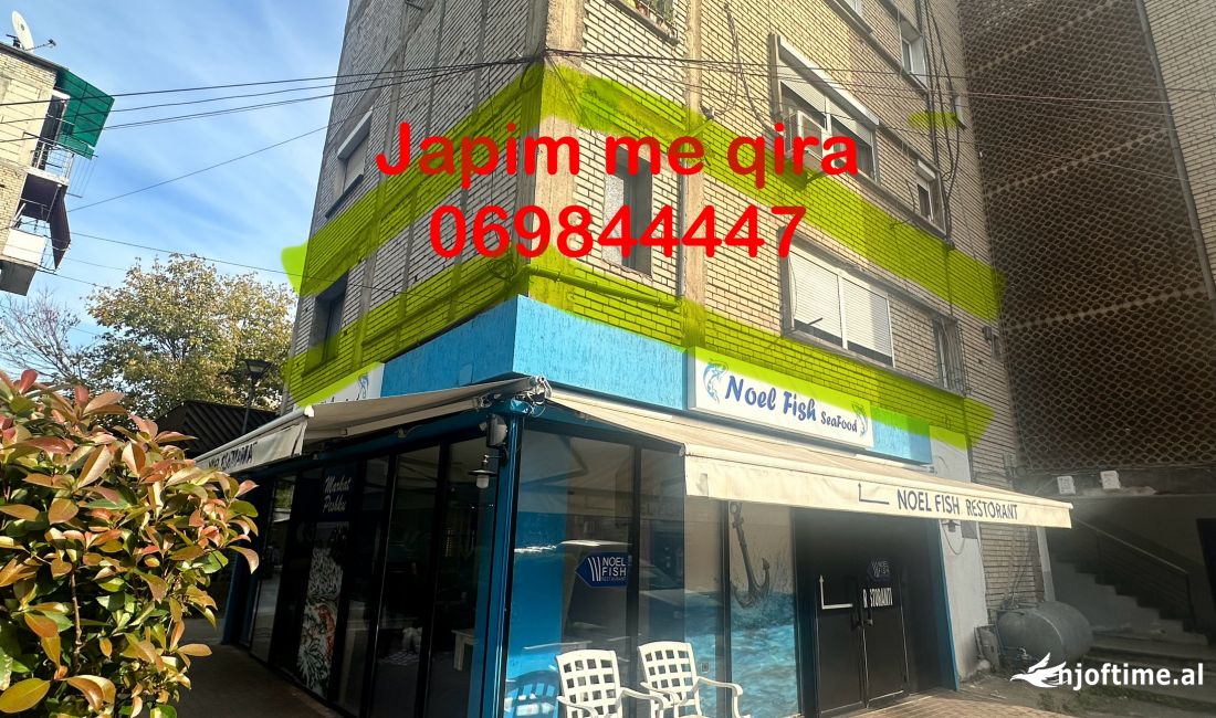 Japim me qira apartament 4+1 per biznes Buze rruge te 21 Dhjetori