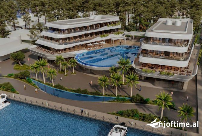 Shitet 2+1 me post parkimi ne Hamallaj, Porto Lalzi