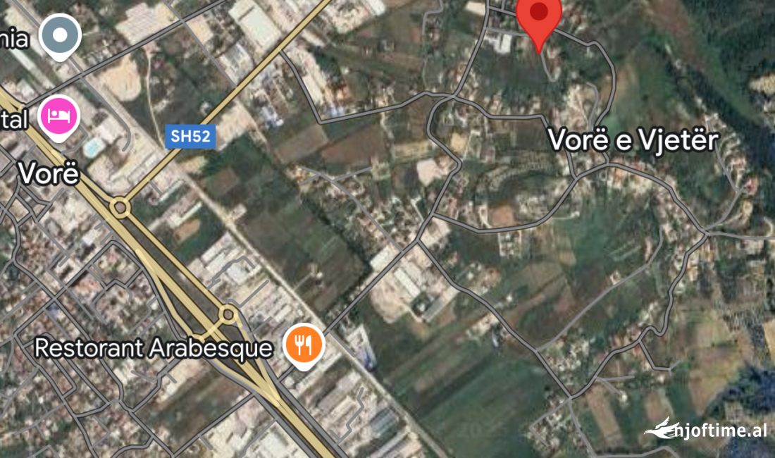 Shitet toke 780 m2 ne Vore te Dogana