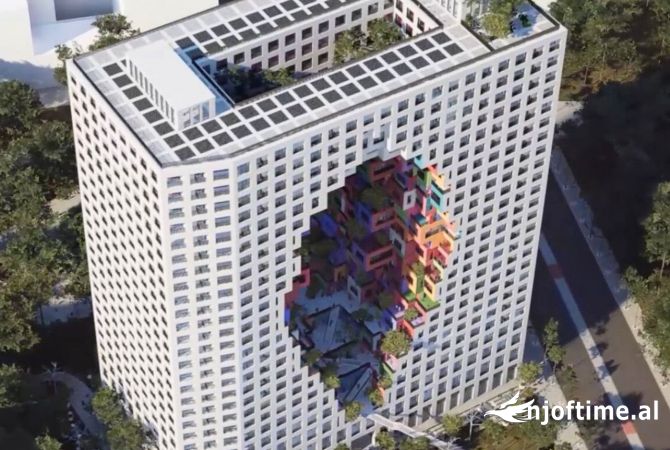 Shtepi ne shitje Apartament ne Tirane, 1+1, Mobilimi Bosh, pa mobiluar, Pagesa 185,000  Euro.