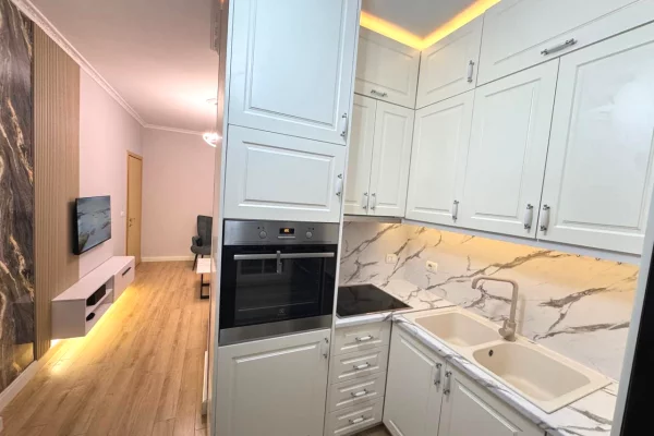 Shtepi ne shitje Apartament ne Tirane, 1+1, Mobilimi E mobiluar, Pagesa 125,000  Euro.