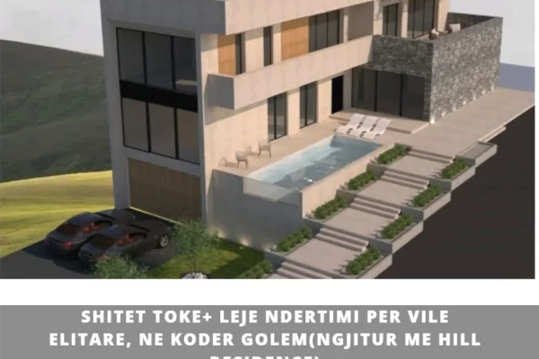 🏘Vile elitare per shitje me pamje nga deti ,ne koder Golem me pamje nga deti,zone e strukturuar me 