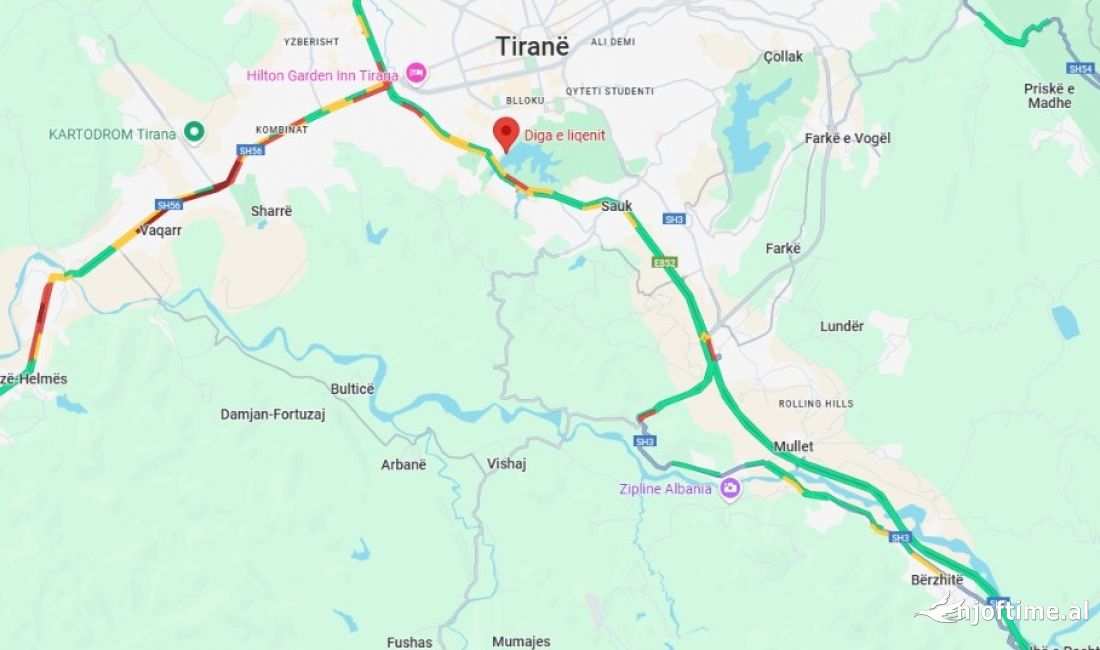 Shitet Post Parkimi, te Diga e Liqenit Artificial, 46350 Euro