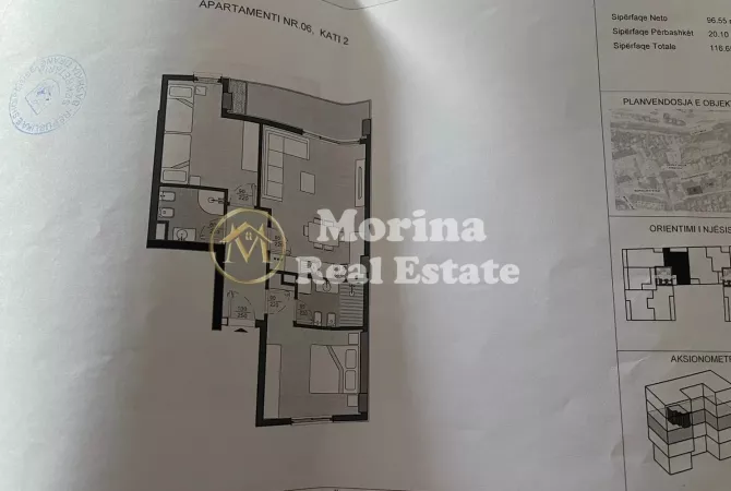Shtepi ne shitje Apartament ne Tirane, 2+1, Mobilimi Bosh, pa mobiluar, Pagesa 147,000  Euro.