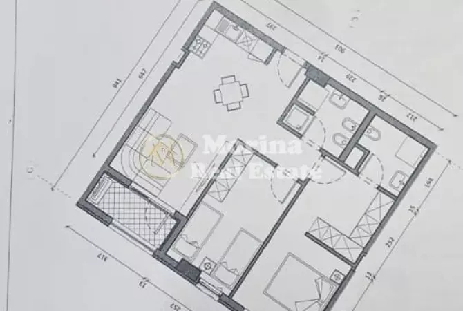 Shtepi ne shitje Apartament ne Tirane, 2+1, Mobilimi Bosh, pa mobiluar, Pagesa 130,000  Euro.