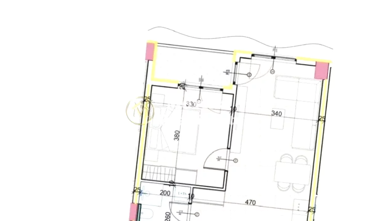 Shtepi ne shitje Apartament ne Tirane, 1+1, Mobilimi Bosh, pa mobiluar, Pagesa 92,300  Euro.