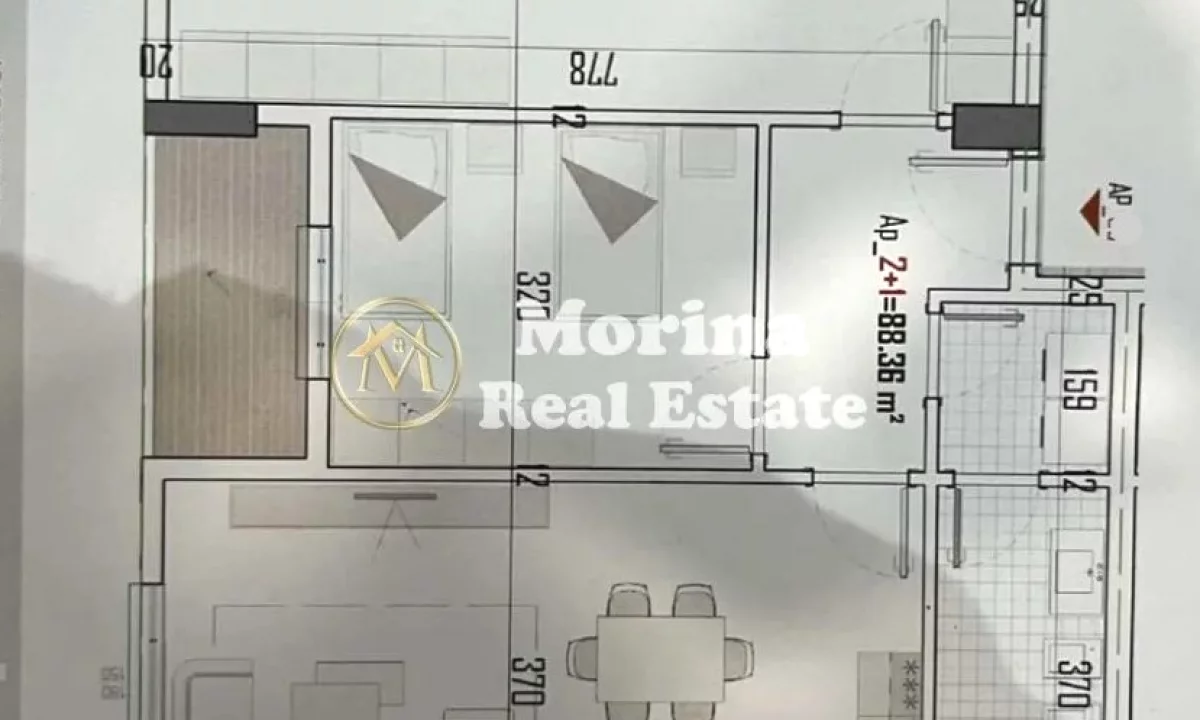 Appartamento in vendita a Tirana 2+1, Vuoto