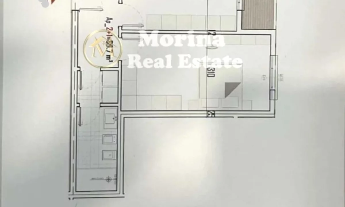 Appartamento in vendita a Tirana 2+1, Vuoto